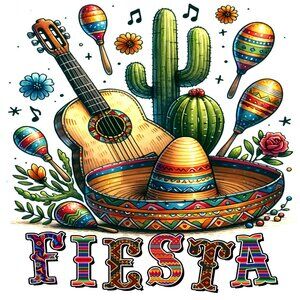 FULL COLOR WOODEN ENGRAVING SOUVENIRS CINCO DE MAYO COD/ALOVA385